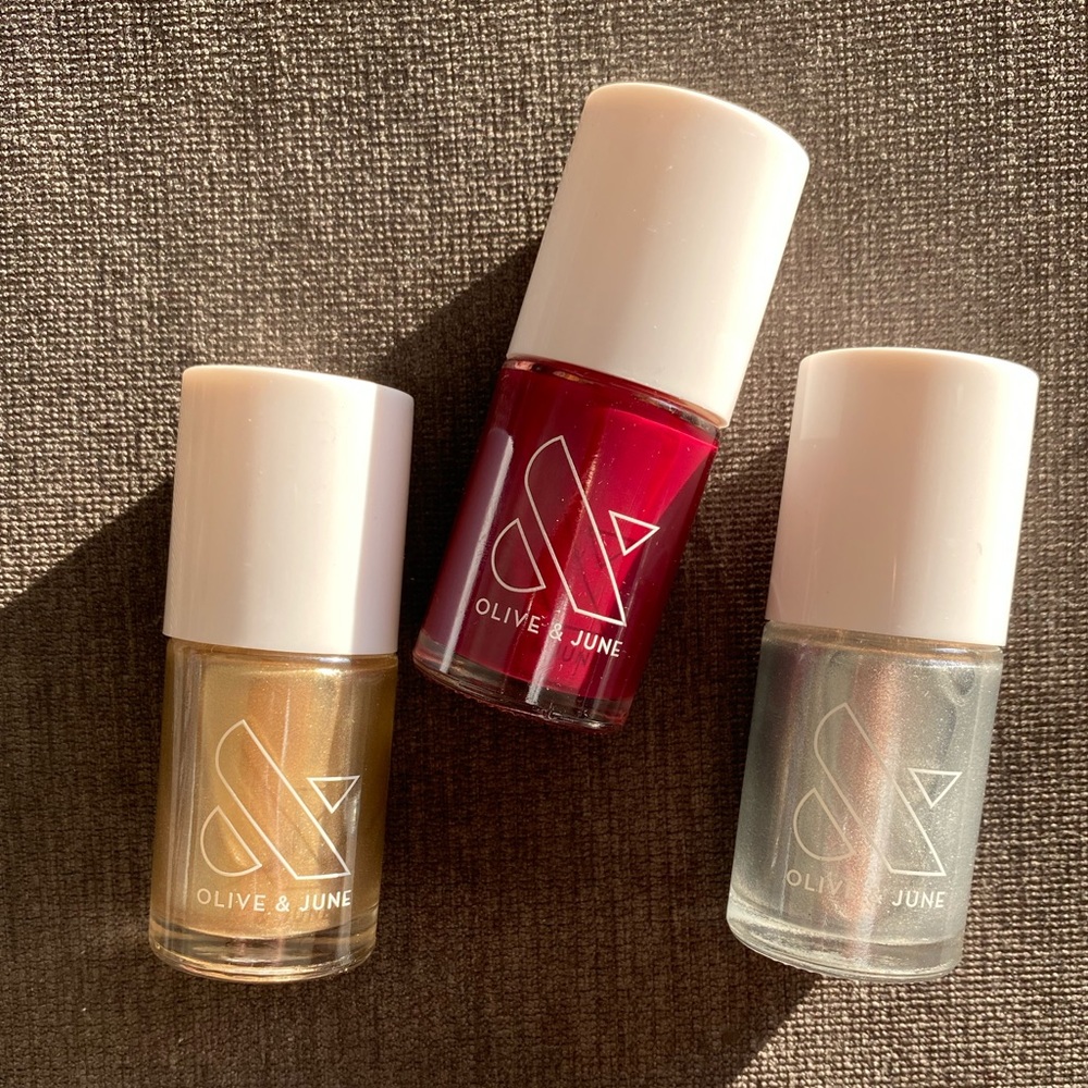 Olive and June nail polishes